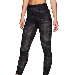 RBX Ankle Length High-waisted Compression Leggings, Size XL, Black/Gray (NWT)